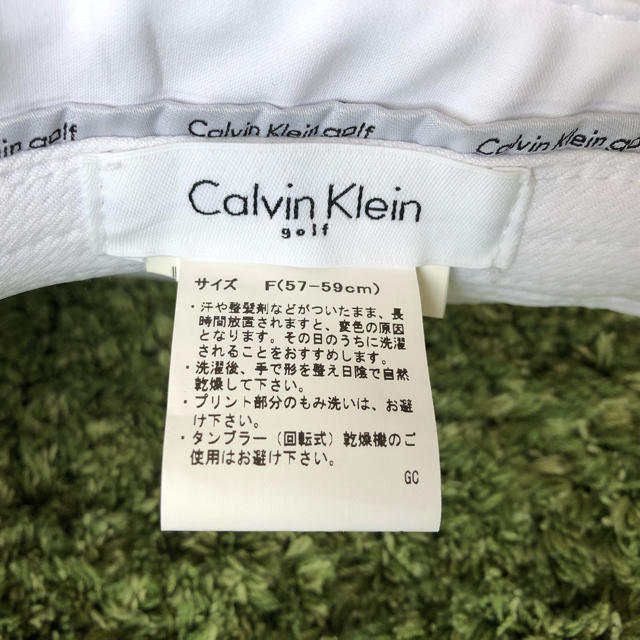 Calvin Klein(カルバンクライン)のCalvin Klein サンバイザー FRANCK MULLERのマーカー スポーツ/アウトドアのゴルフ(その他)の商品写真