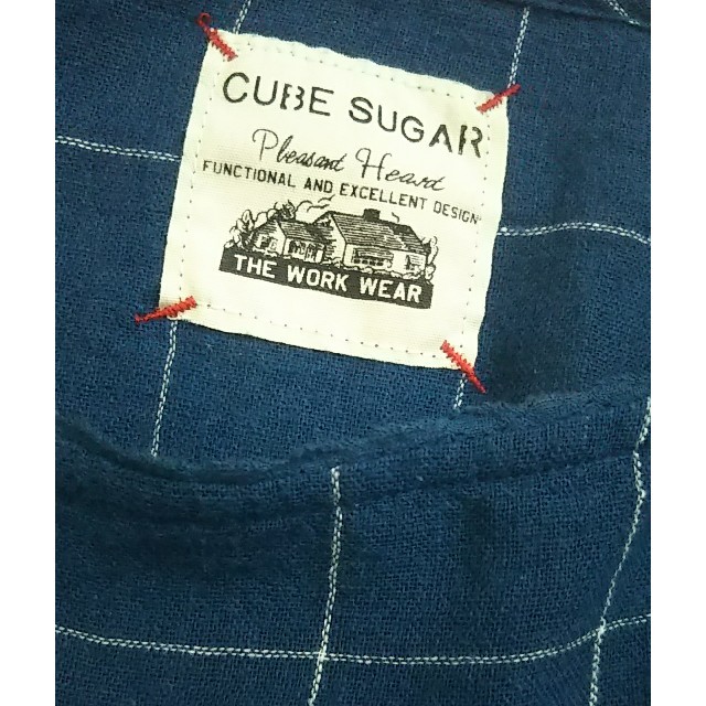 CUBE SUGAR(キューブシュガー)のCUBE SUGAR  麻と綿素材のプルオーバー   レディースのトップス(シャツ/ブラウス(半袖/袖なし))の商品写真