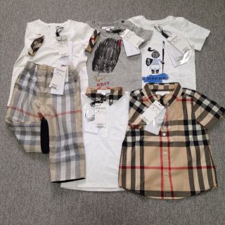 バーバリー(BURBERRY)の新品未使用☆タグ付きバーバリーベビー80 90セット(Tシャツ/カットソー)