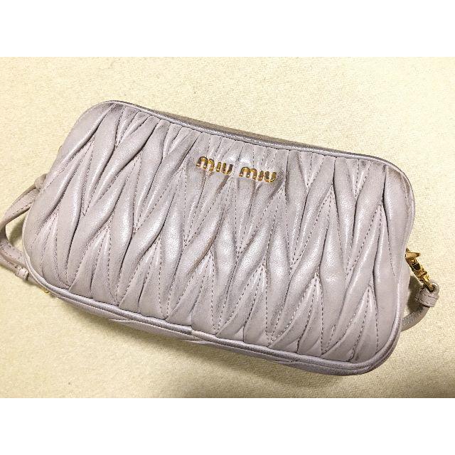 ♡miumiu マトラッセ　ポーチ　特価品♡