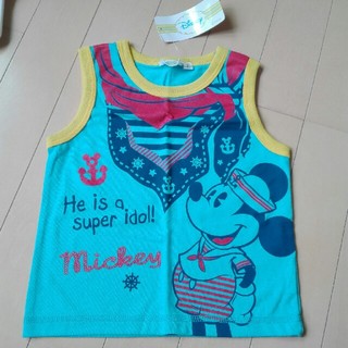 ディズニー(Disney)の新品‼ディズニー　ミッキーノースリーブ　タンクトップ　95㎝(Tシャツ/カットソー)
