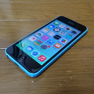 au iPhone 5c 16GB ブルー(スマートフォン本体)
