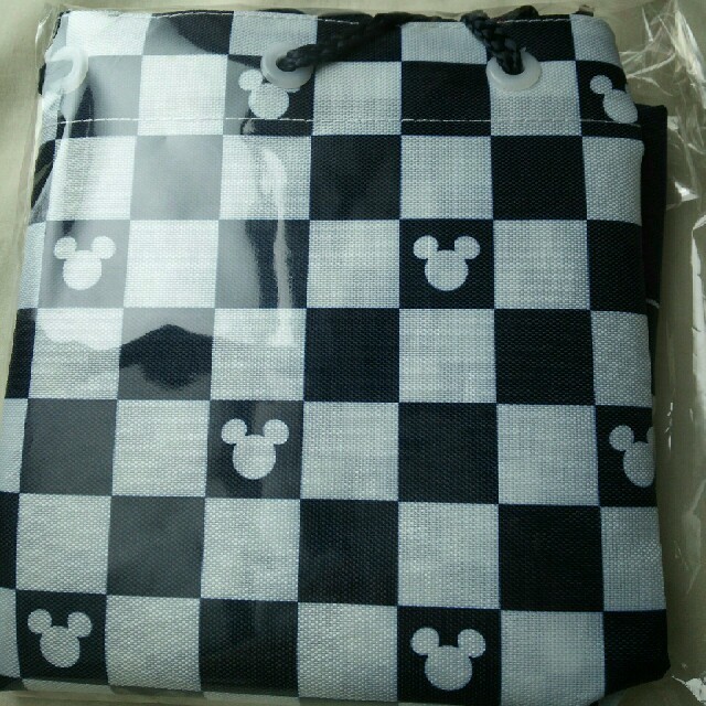 Disney(ディズニー)のECC巾着リュック ナップサック ミッキー柄 新品未開封 レディースのバッグ(リュック/バックパック)の商品写真