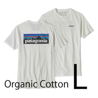 パタゴニア(patagonia)の新品 即日発送 L パタゴニアP6 ロゴ オーガニックTシャツ白2018(Tシャツ/カットソー(半袖/袖なし))