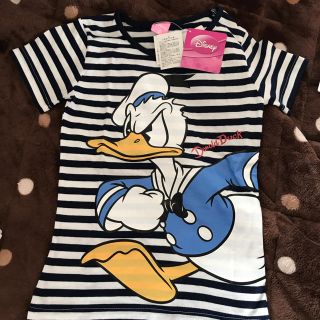 ディズニー(Disney)の新品 女の子ドナルドTシャツ 140 (Tシャツ/カットソー)