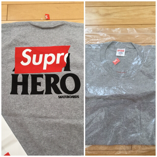Supreme(シュプリーム)のtatsuki様専用14ss Supreme×AntiHero TグレーXL メンズのトップス(Tシャツ/カットソー(半袖/袖なし))の商品写真