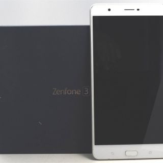 エイスース(ASUS)のASUS ZenFone3 Ultra シルバー SIMフリー美品(スマートフォン本体)