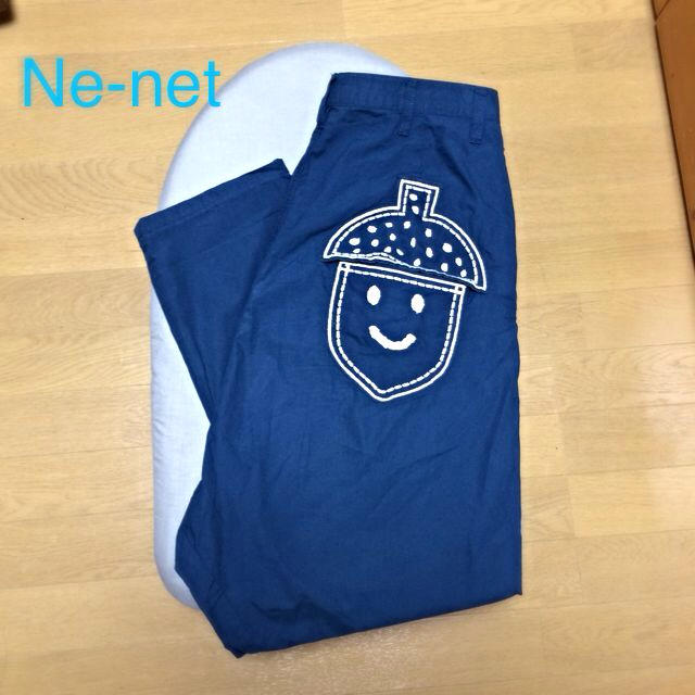 Ne-net(ネネット)のどんぐりポケットパンツ【Blue】 レディースのパンツ(サルエルパンツ)の商品写真