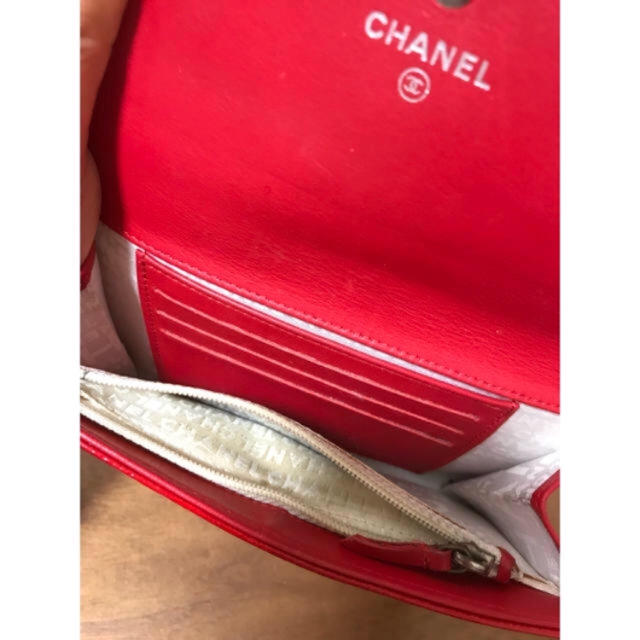 CHANEL(シャネル)の金土日限定値下げ♡CHANEL エナメル長財布 レディースのファッション小物(財布)の商品写真