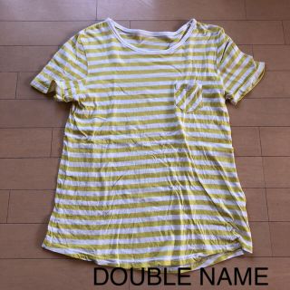 ダブルネーム(DOUBLE NAME)のダブルネーム ボーダーポケT(Tシャツ(半袖/袖なし))