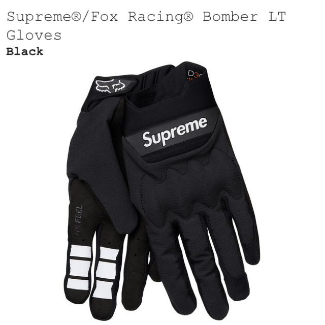 送料無料！Supreme x Fox Bomber Gloves M グローブ