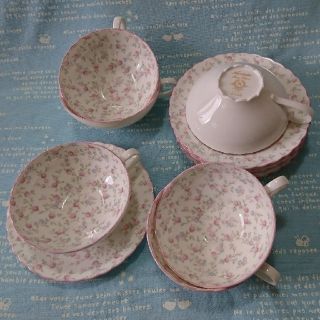 ノリタケ(Noritake)の【クレア様専用】ノリタケ◆キューティーローズ カップ&ソーサー6客セット(グラス/カップ)