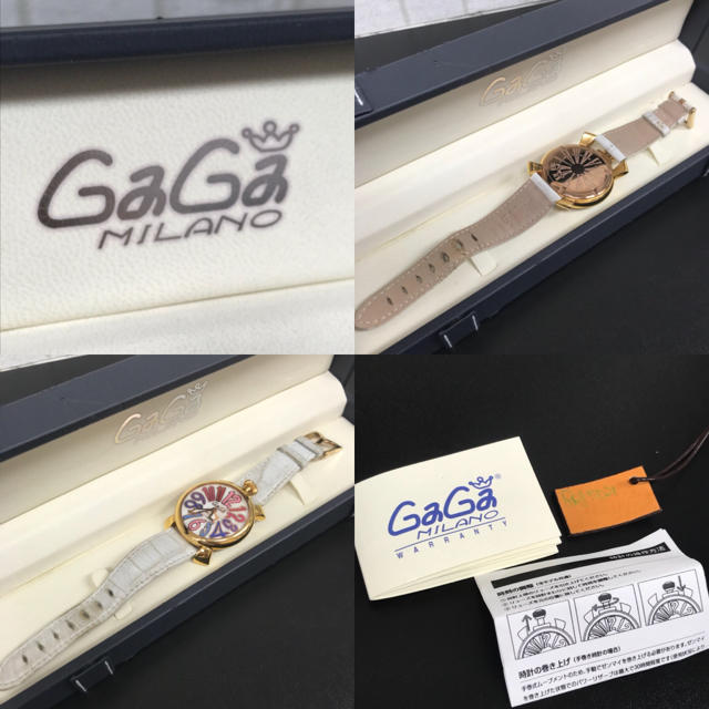 GaGa MILANO(ガガミラノ)のガガミラノ  腕時計  レディース  マヌアーレ  マルチカラー レディースのファッション小物(腕時計)の商品写真