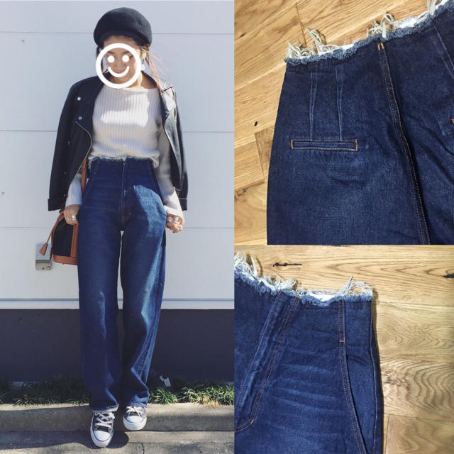 TODAYFUL(トゥデイフル)のトゥデイフル NICOLE's Denim ニコルデニム  ワイドデニム 24 レディースのパンツ(デニム/ジーンズ)の商品写真