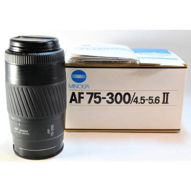 KONICA MINOLTA(コニカミノルタ)の★良品★ MINOLTA AF ZOOM 75-300mm  SONY α スマホ/家電/カメラのカメラ(レンズ(ズーム))の商品写真