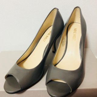 ナインウエスト(NINE WEST)の！SALE！【NINE WEST】グレーオープントゥパンプス(ハイヒール/パンプス)