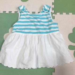 ベビーギャップ(babyGAP)のベビー服 babyGap チュニックTシャツ 60センチ ノースリーブ(Ｔシャツ)