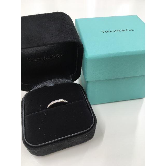 Tiffany & Co. - TIFFANY ティファニー ダイヤモンド プラチナ リング 指輪 美品