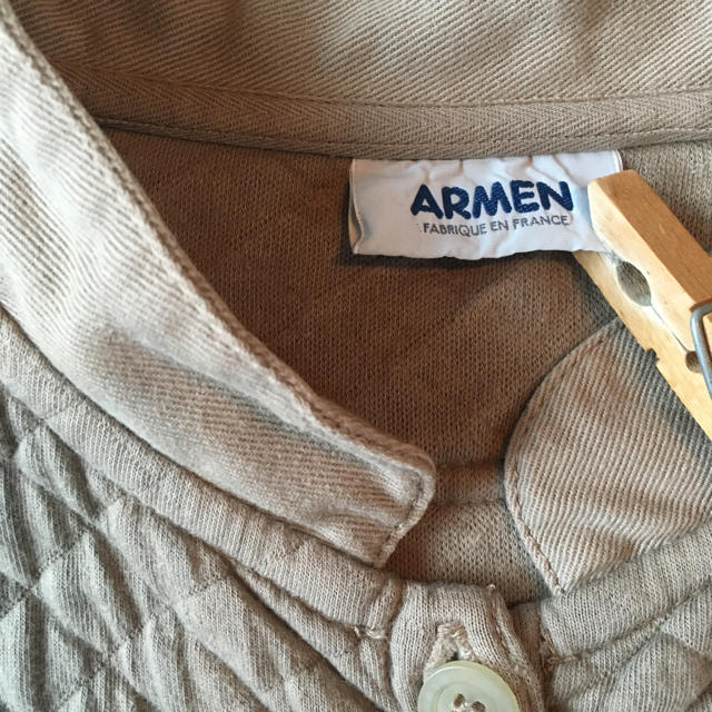 ARMEN(アーメン)のRURUO様専用 アーメン 七分袖 フランス製 レディースのジャケット/アウター(ノーカラージャケット)の商品写真