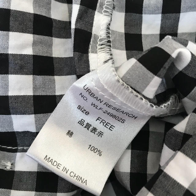 URBAN RESEARCH(アーバンリサーチ)のアーバンリサーチ ギンガムチェックシャツ レディースのトップス(シャツ/ブラウス(長袖/七分))の商品写真
