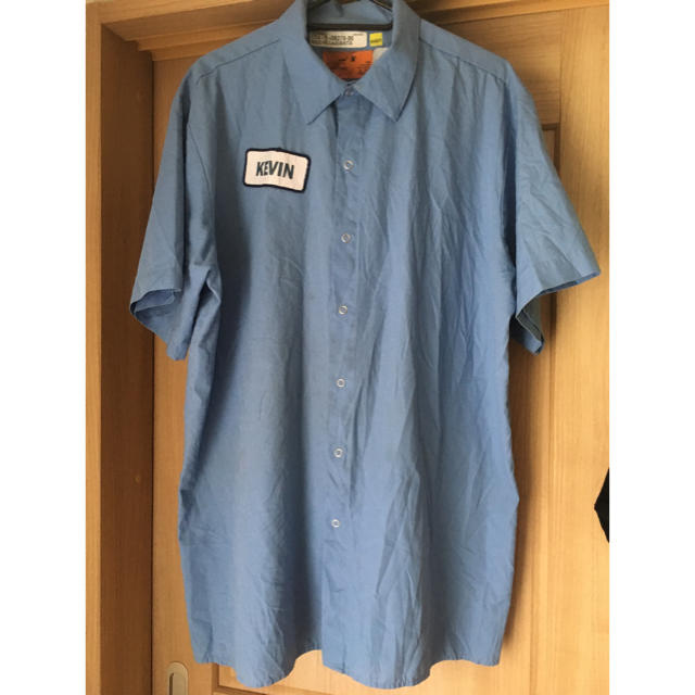 ワークシャツ スタッフ エンジニア ビックサイズ XL アメリカ古着 メンズのトップス(シャツ)の商品写真