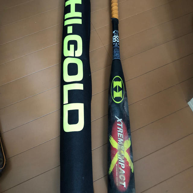 新品未使用品 軟式用バット ハイゴールド エクストリームインパクト