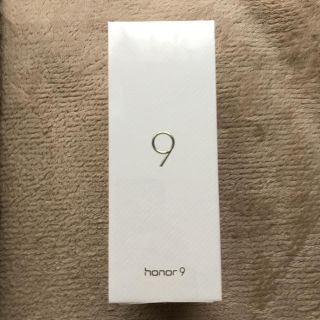 アンドロイド(ANDROID)のSIMフリー HUAWEI Honor9 グレー 新品 未開封 一括購入品(スマートフォン本体)