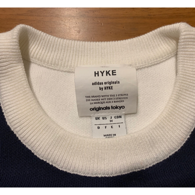 HYKE(ハイク)のHYKE×adidas ハイク×アディダス バイカラーワンピース レディースのワンピース(ひざ丈ワンピース)の商品写真