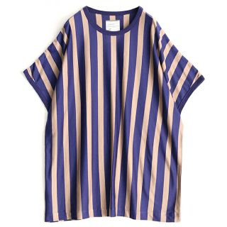 シャリーフ(SHAREEF)のSHAREEF BLOCKS STRIPE DOLMAN S/S BIG-T(Tシャツ/カットソー(半袖/袖なし))