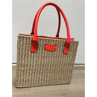 ケイトスペードニューヨーク(kate spade new york)のアラレちゃん様専用 kate spade カゴバック(かごバッグ/ストローバッグ)