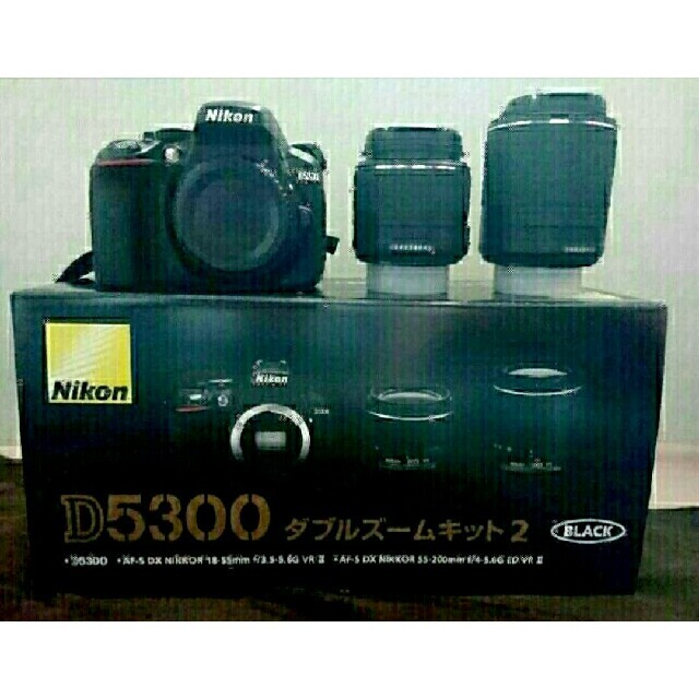 【再出品】NikonD5300ダブルズームキット2カメラ