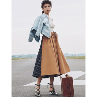 アメリヴィンテージ(Ameri VINTAGE)の2018ss 2WAY ANEMONE FLARE SKIRT(ロングスカート)