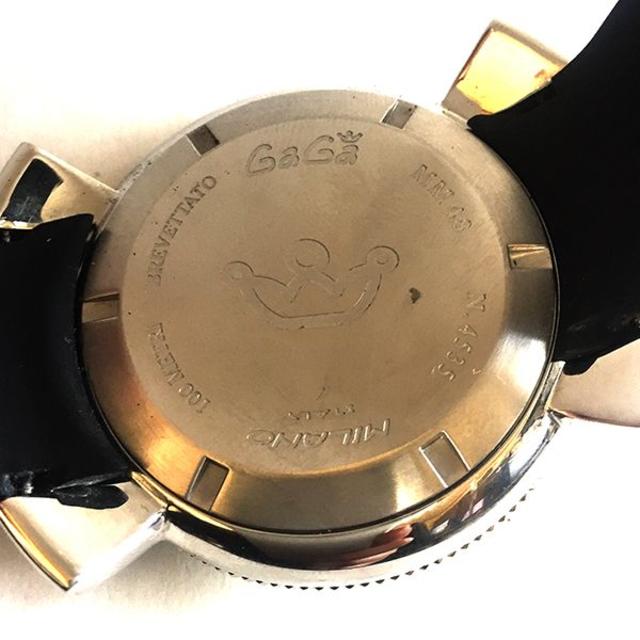 GaGa MILANO - ガガミラノ クロノグラフ MM48 ジャンク 腕時計の通販 by MNJ13's shop｜ガガミラノならラクマ