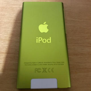 アップル(Apple)のipod nano 第7世代(16Gイエロー)(ポータブルプレーヤー)