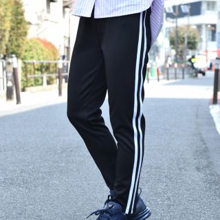 ダブルクローゼット(w closet)のwcloset ライン入りレギンス(カジュアルパンツ)