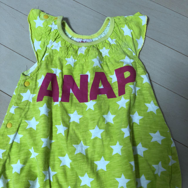 ANAP Kids(アナップキッズ)のANAPロンパース70センチ キッズ/ベビー/マタニティのベビー服(~85cm)(ロンパース)の商品写真