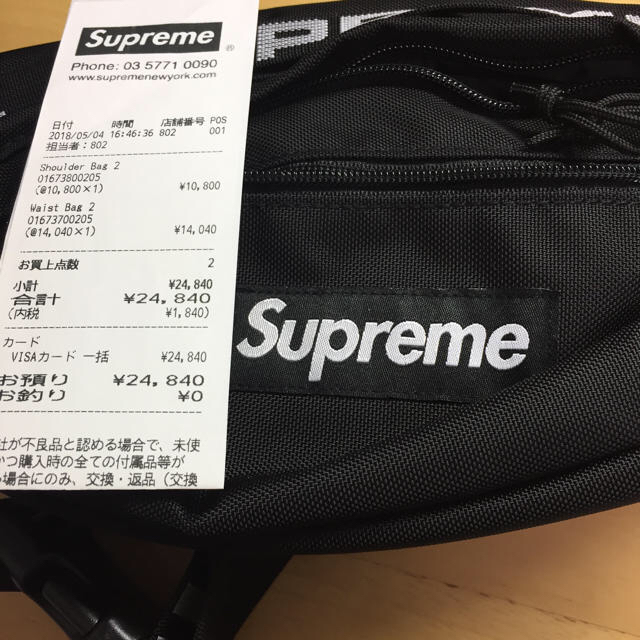 supreme waist bag 2018ss ウエストバック