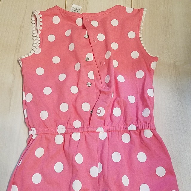 carter's(カーターズ)のドットピンク♡ロンパ♡リゾート キッズ/ベビー/マタニティのキッズ服女の子用(90cm~)(ワンピース)の商品写真