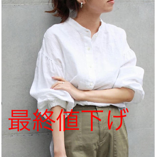 フレームワーク(FRAMeWORK)の金子綾×FRAMeWORK マオカラー ロングシャツ(シャツ/ブラウス(長袖/七分))