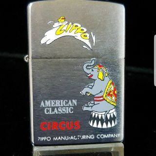 ジッポー(ZIPPO)の中古美品❤05H'Zippo❤サーカス❤オールドポスターデザイン❤送料無料(タバコグッズ)