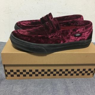 ヴァンズ(VANS)のvans  ベロアローファー  希少(スニーカー)