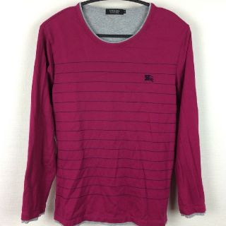 バーバリーブラックレーベル(BURBERRY BLACK LABEL)の美品 BURBERRY BLACK LABEL 長袖カットソー サイズ2(Tシャツ/カットソー(七分/長袖))