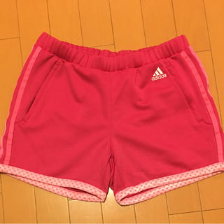 アディダス(adidas)のアディダス ピンク パンツ トレーニング ジョギング Mサイズ(ウェア)