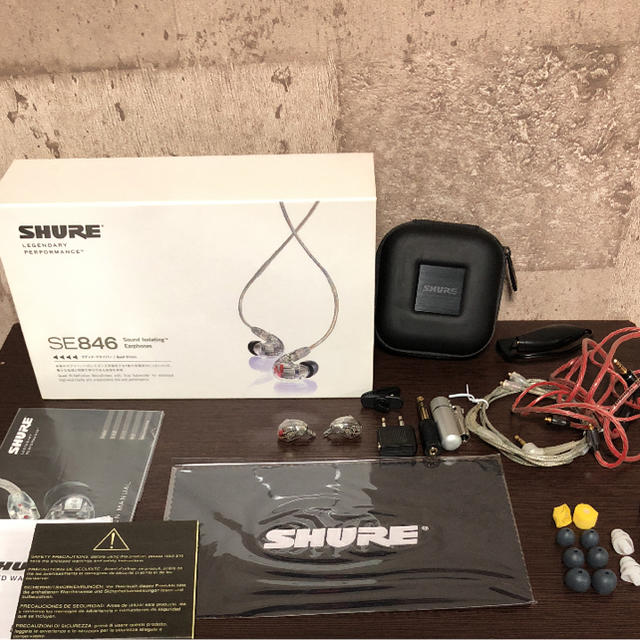 おまけ多数！SHURE SE846 フラッグシップ イヤホン