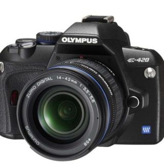 オリンパス(OLYMPUS)のOLYMPUS デジタル一眼レフカメラ E-420 レンズキット(デジタル一眼)