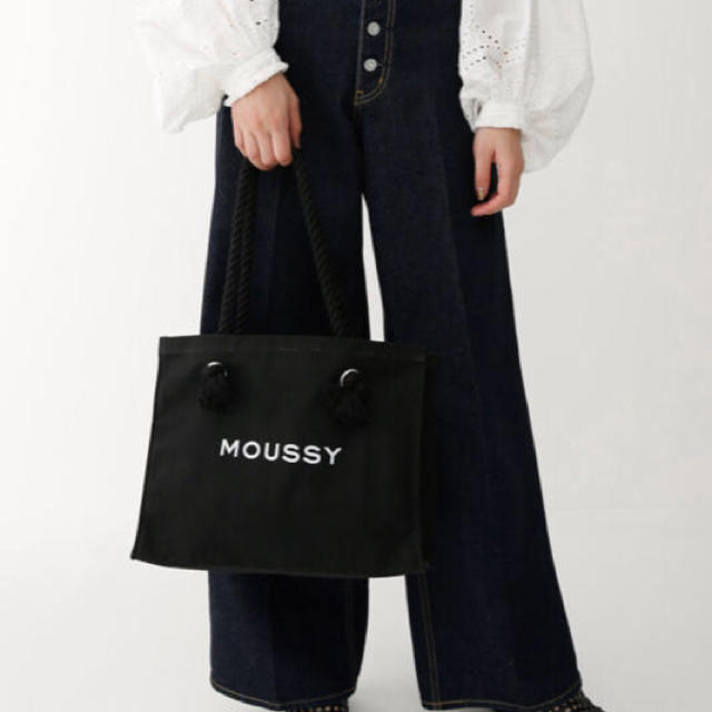 moussy(マウジー)の人気完売品♡MOUSSYキャンバストートバッグ♡ショッパー型トートバック♡新品 レディースのバッグ(トートバッグ)の商品写真