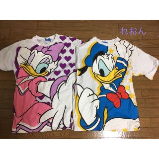 ディズニー(Disney)のTシャツ(ドナルド&デイジー)(Tシャツ(半袖/袖なし))