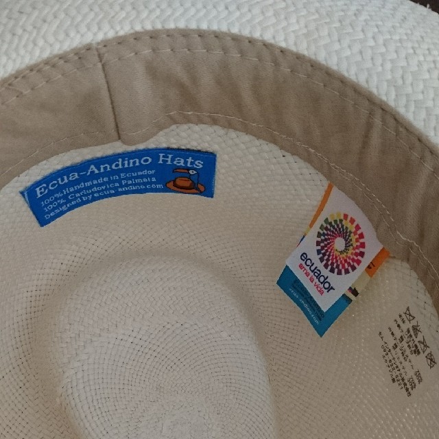 DEUXIEME CLASSE(ドゥーズィエムクラス)のエクアアンディーノ パナマハット レディースの帽子(麦わら帽子/ストローハット)の商品写真