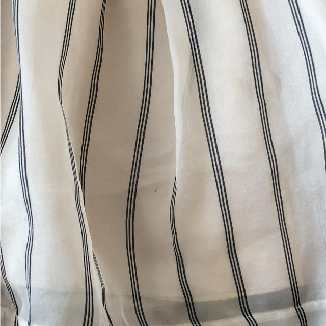 SNIDEL(スナイデル)のスナイデル オーガンジー ストライプ スカート レディースのスカート(ひざ丈スカート)の商品写真