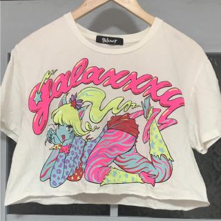ギャラクシー(galaxxxy)のgalaxxxy sexy cat クロップドTシャツ(Tシャツ(半袖/袖なし))